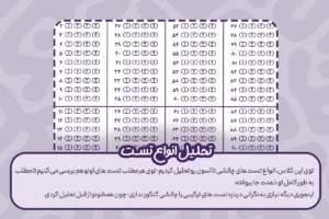 تحلیل انواع تست 2 تست تحلیلی