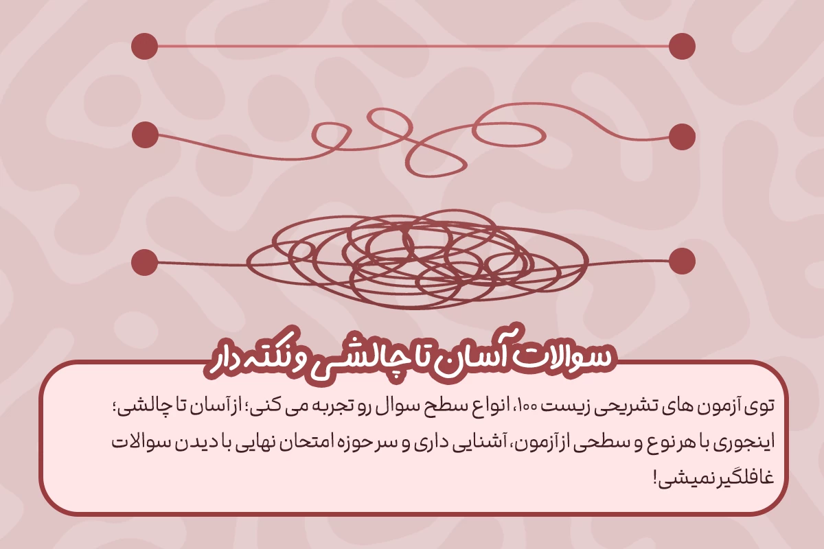 سوالات آسان تا چالشی سطح بندی سوالات